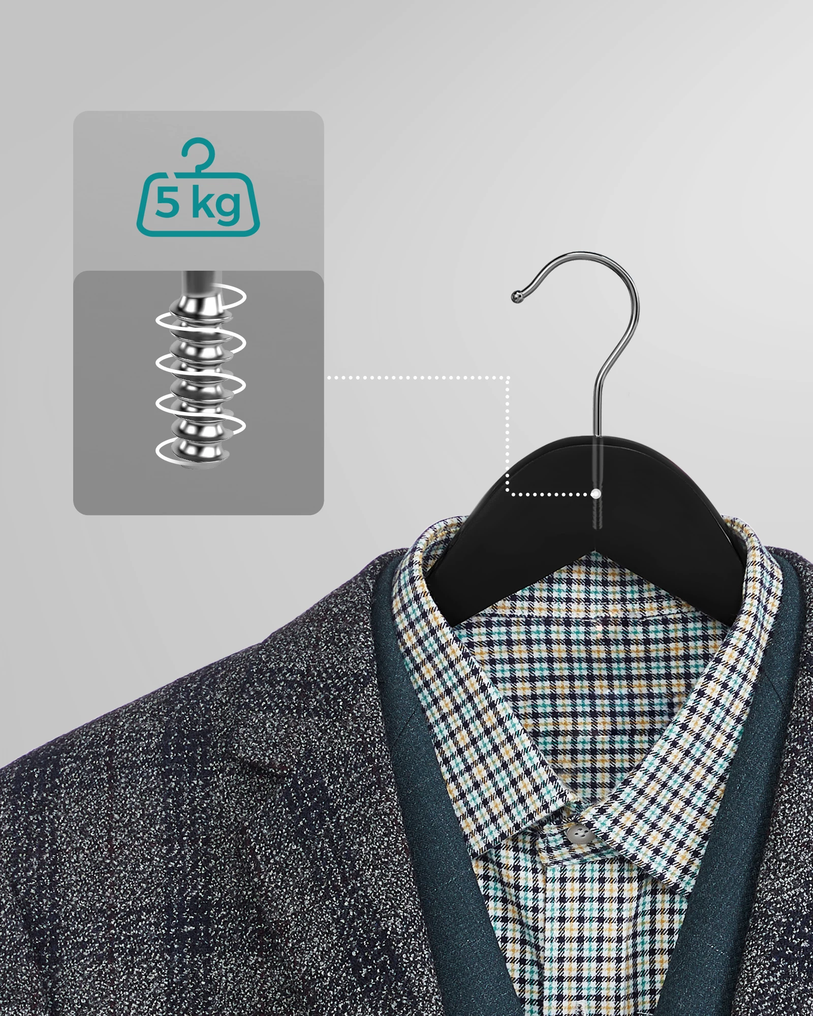 Couleur Noire Couleur De-Lit أربعة مواسم ، 45 ، 5x x 23 cm ، L x l x h