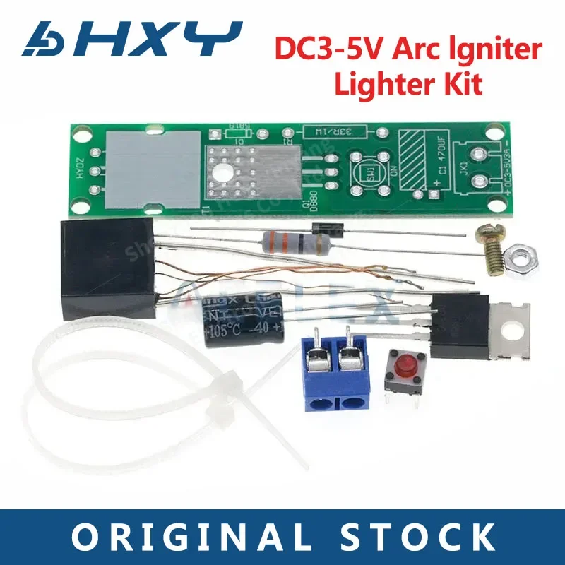 DC3-5V DIY kit high voltage generator arc igniter lighter kit for DIY electronic production suite