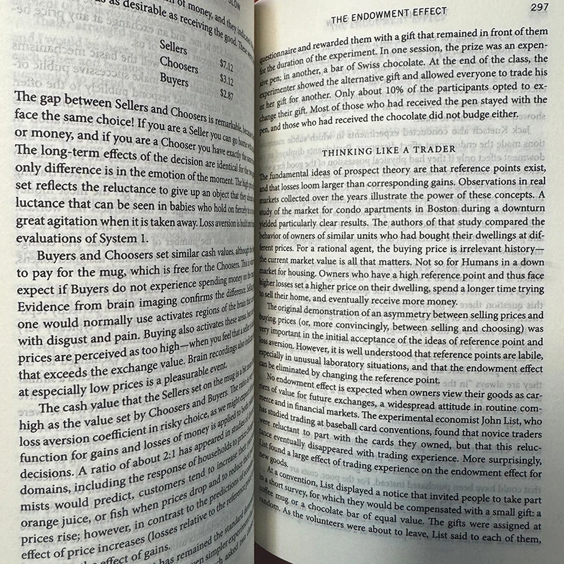 Thinking Fast and Slow by Daniel Kahneman Nobel Prize Behavioral Economics Self Help Book