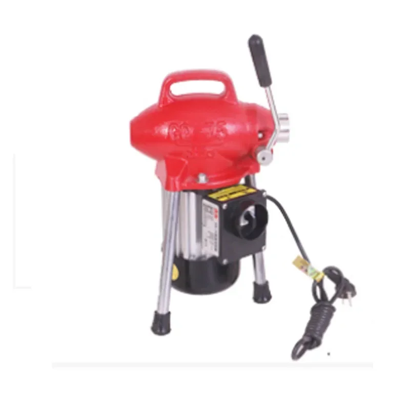 GQ-75 Electric Pipe Dredging Machine 220v / 390w Low Water Pipeline Fluster Toilet Blockage Dredge Cleaning Machine