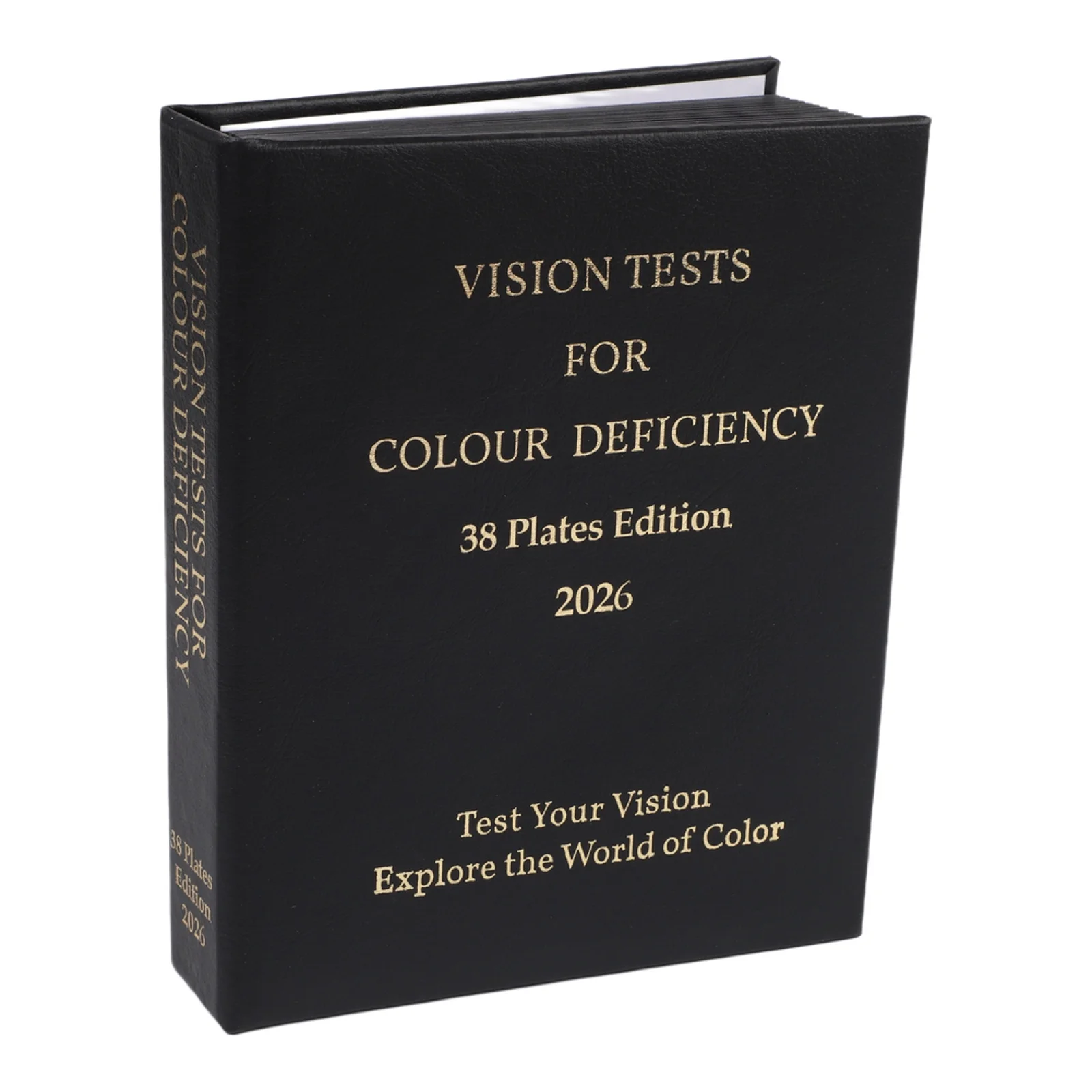 Professional Color Difference Test Book Ishihara 2024 Edition with 38 Plates for Identifying Color Blindness Types