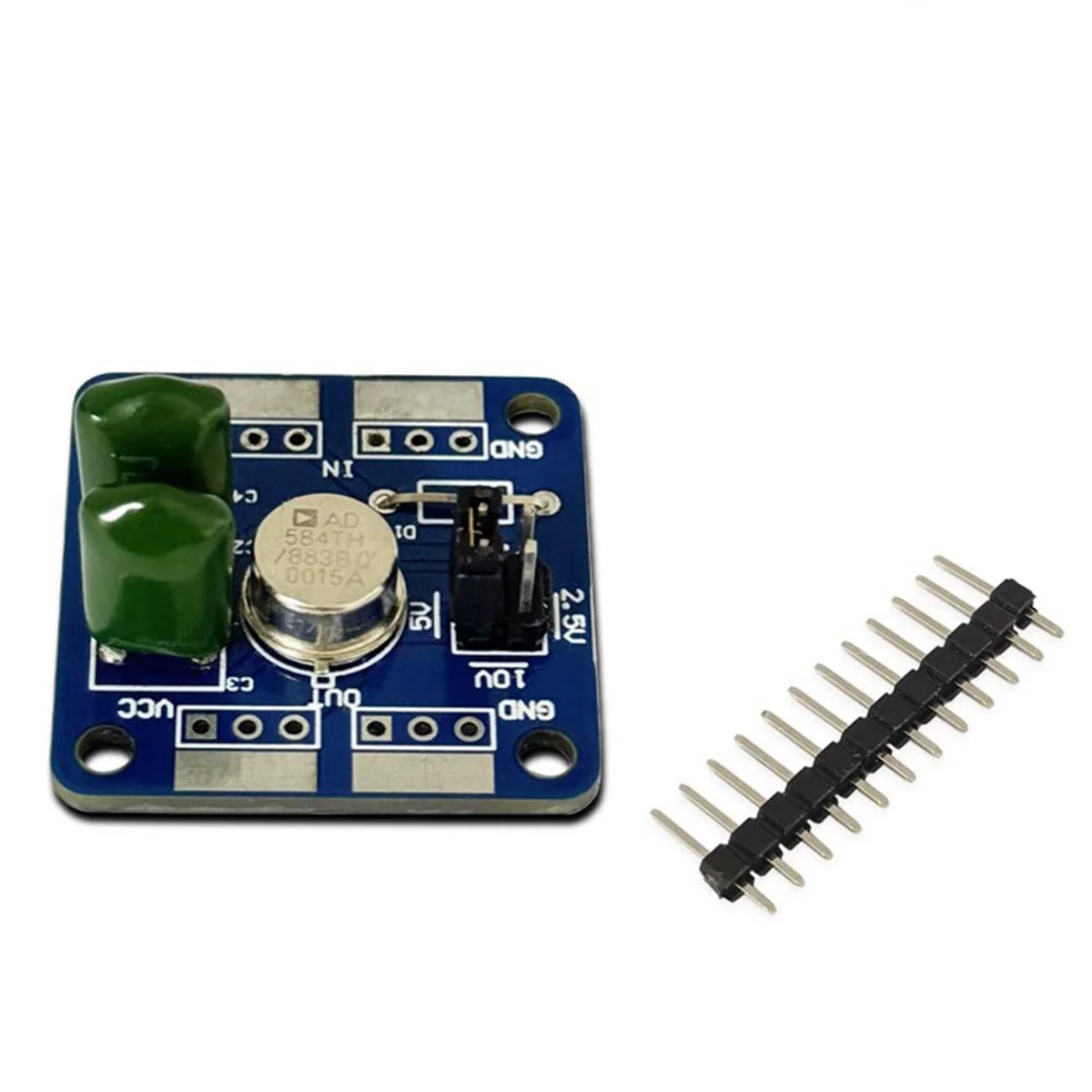 High Precision AD584 Voltage Reference Module 2.5V/5V/7.5V/10V Four Precision Voltage Outputs Multifunctional Module