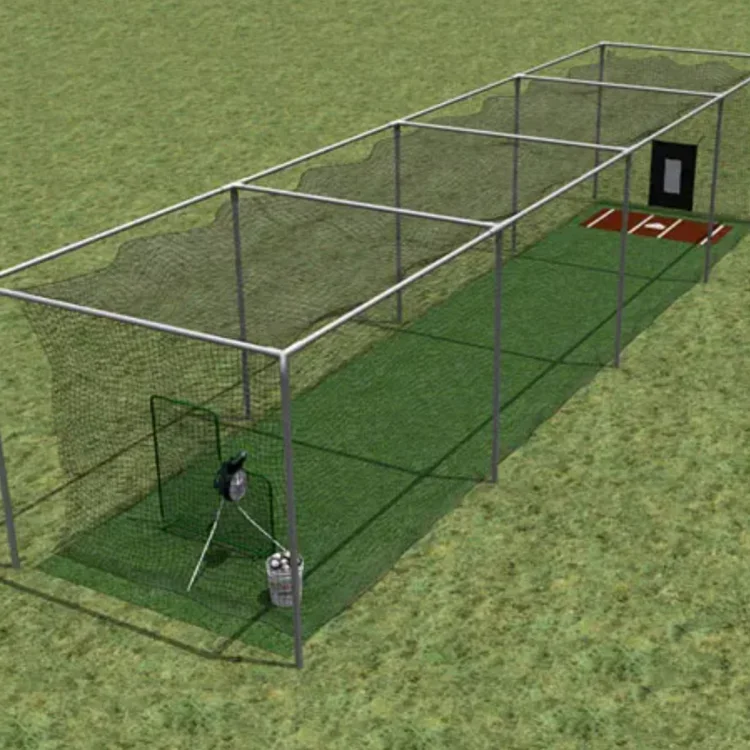 

2,1 мм, 60 футов x 12 футов x 10 дюймов, сверхмощная клетка для бейсбола, прочная защищенная от атмосферных воздействий сетка для бейсбола/софтбола в помещении и на открытом воздухе