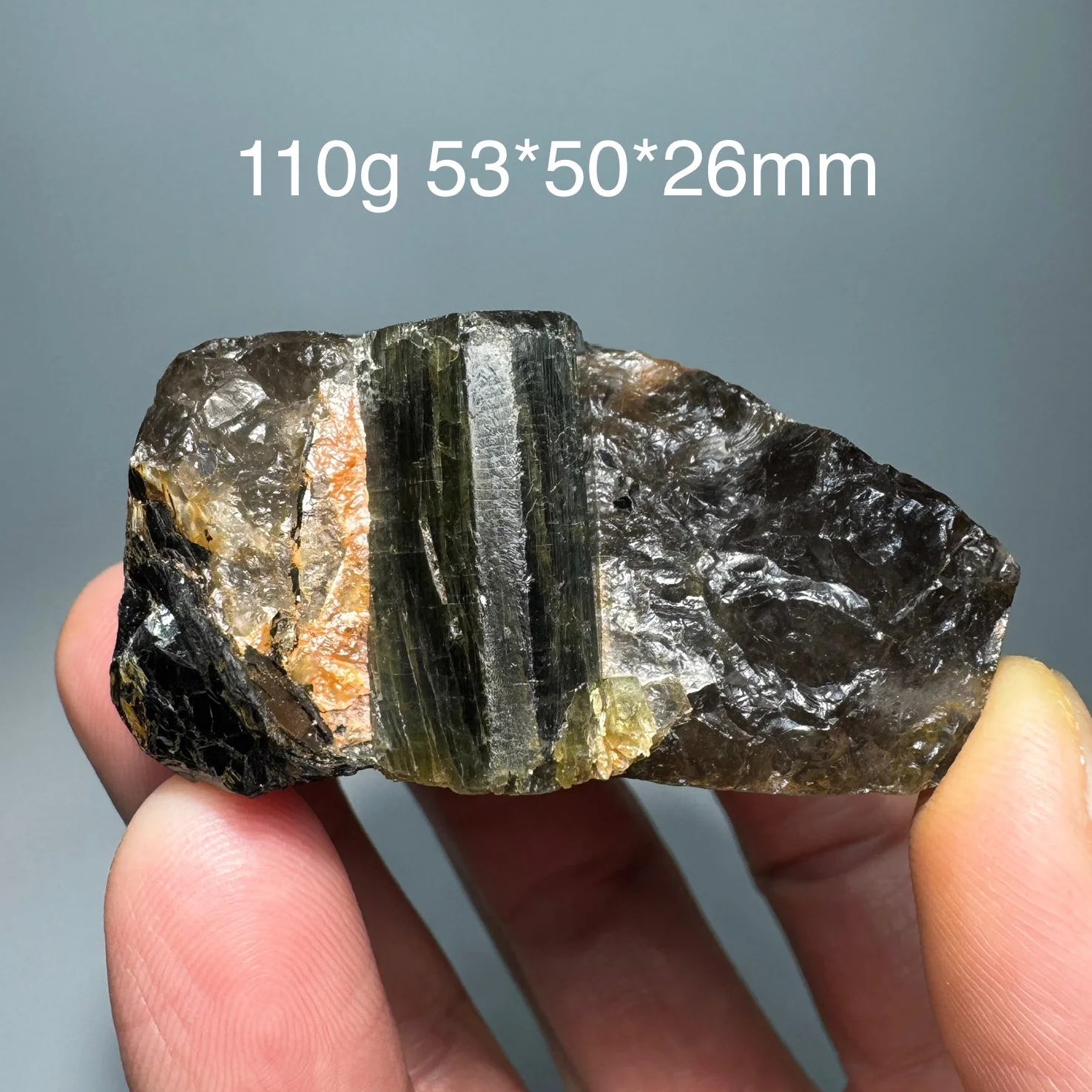 110g Natural Madagascar Aquamarine Mineral Specimen With Mica Flakes Symbiotic Rough Crystal Quartz  Healing Stone Home Decor