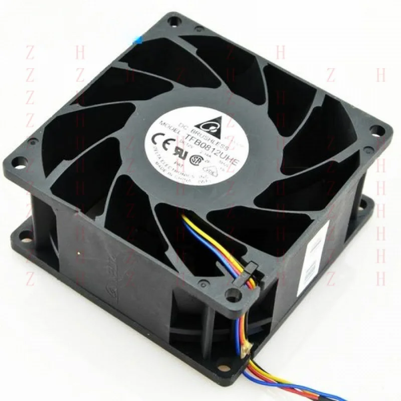 

XXZ для Delta TFB0812UHE 80 мм DC12V 2,34A серверный инвертор осевой кулер охлаждающий вентилятор