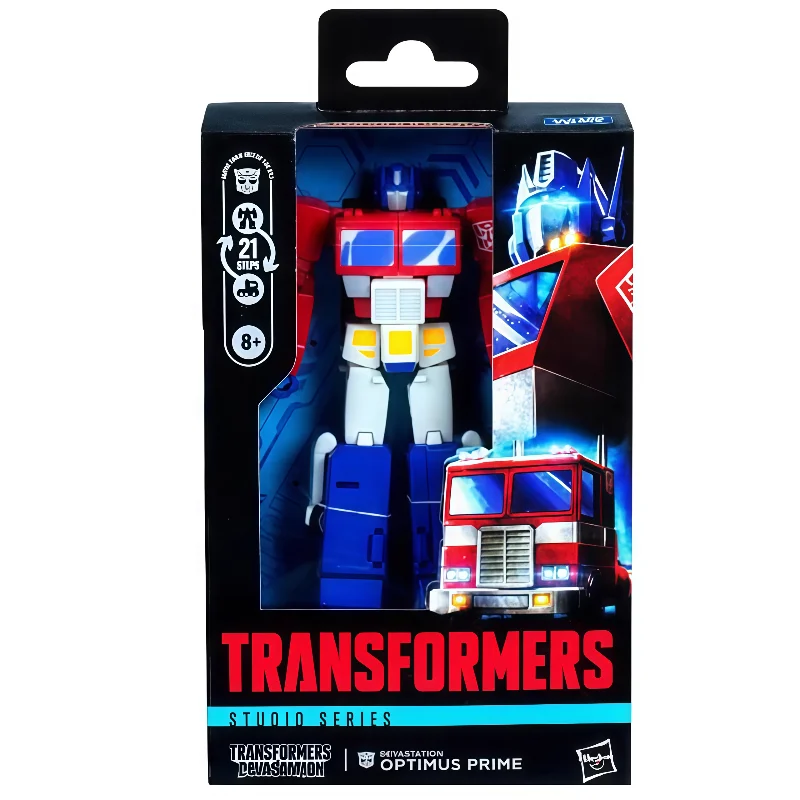 Em estoque hasbro transformadores brinquedos clássicos série ss optimus prime transformador robô figura de ação modelo coletar hobbies brinquedos
