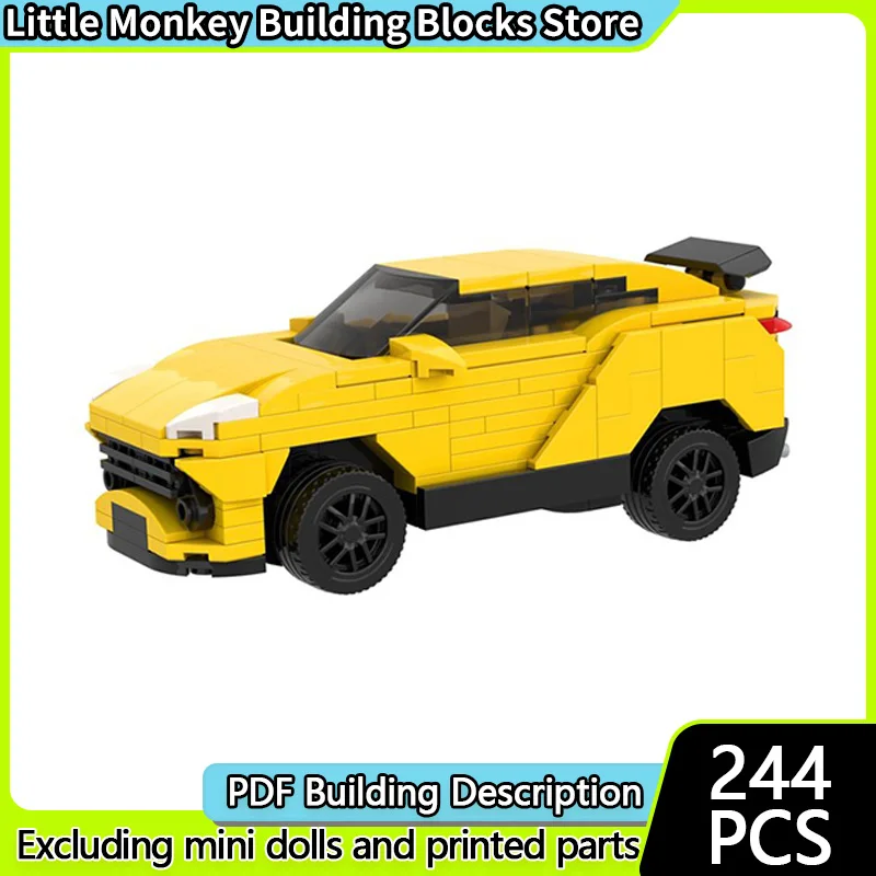 

Speed Racing Car Model MOC Building Bricks Urus High-Performance SUV Modular Technology Children Holiday Gifts Assemble Toy Suit