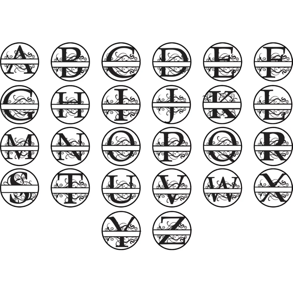 Custom Metal Monogram Sign  Exclusive for Outdoor Celebrations Creates Romantic Atmosphere, Functional Wall Art