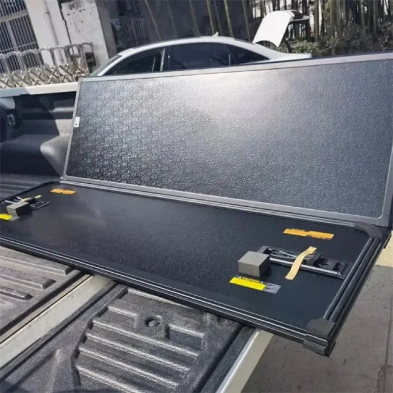 new Heavy Duty Tri-Fold Tonneau Cover 5ft Hard Truck Bed Lid for  Tacoma 2021 2024 2025 Retractable Waterproof 4X4 Accessories