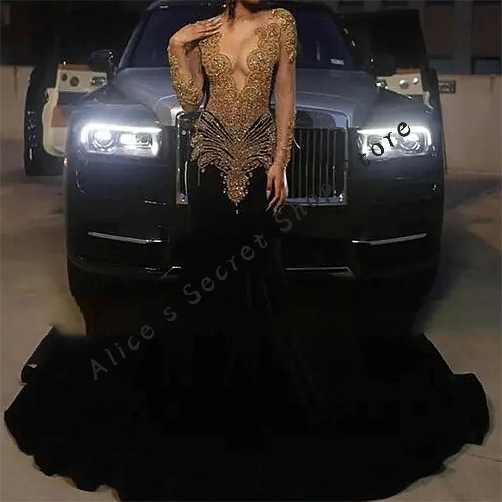 

Luxury Halter Sequined Beading Sexy Mermaid Formal Evening Dresses Birthday Party Prom Gowns Customized