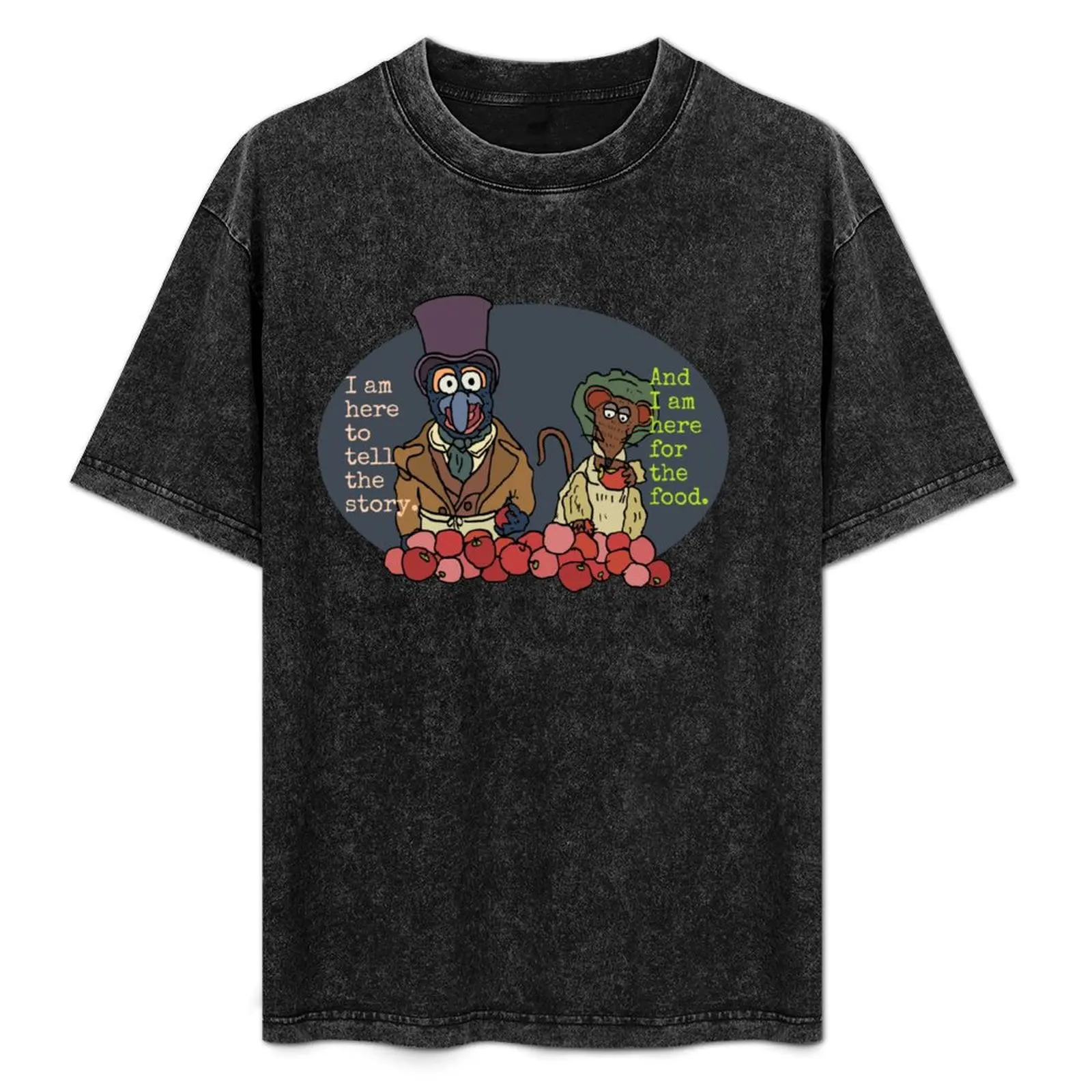 

Muppet Christmas Carol - Gonzo and Rizzo T-Shirt Summer Casual Loose T-Shirt