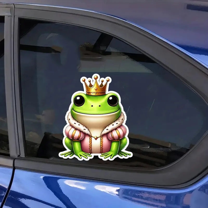 Frog Princess Vinyl Decal - Waterproof Window Motorcycle Campervan Bumper Truck Laptop Decorative Sticker HE21