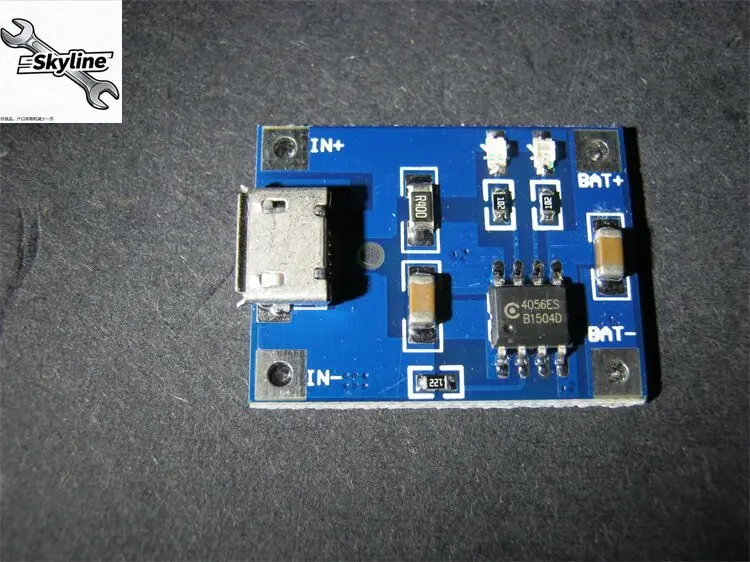 Mobile phone MICRO interface TP4056 1A lithium battery special charging board, lithium battery charger