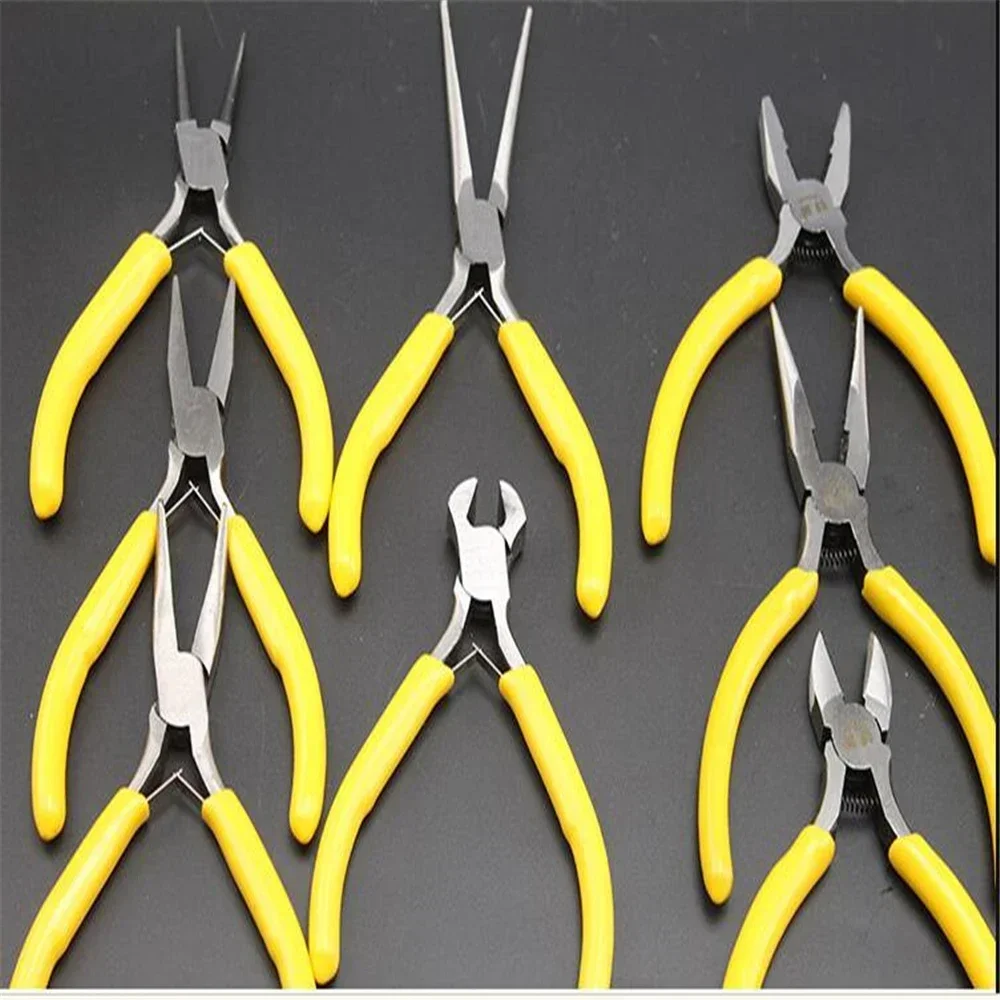 

1set 1pcs 5 Inch Mini Needle Nose Pliers Multi-function Hand Lengthened Needle Nose Pliers Round Nose Pliers Hardware Tool