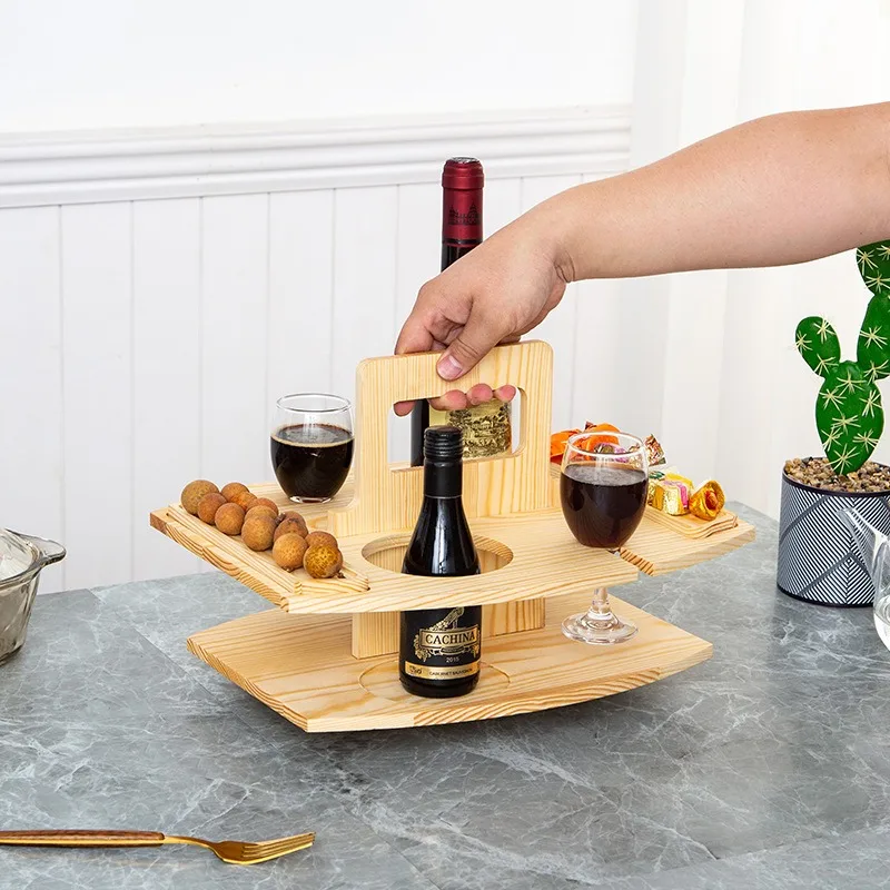Portable wine racks, removable wine glass racks, portable storage tools