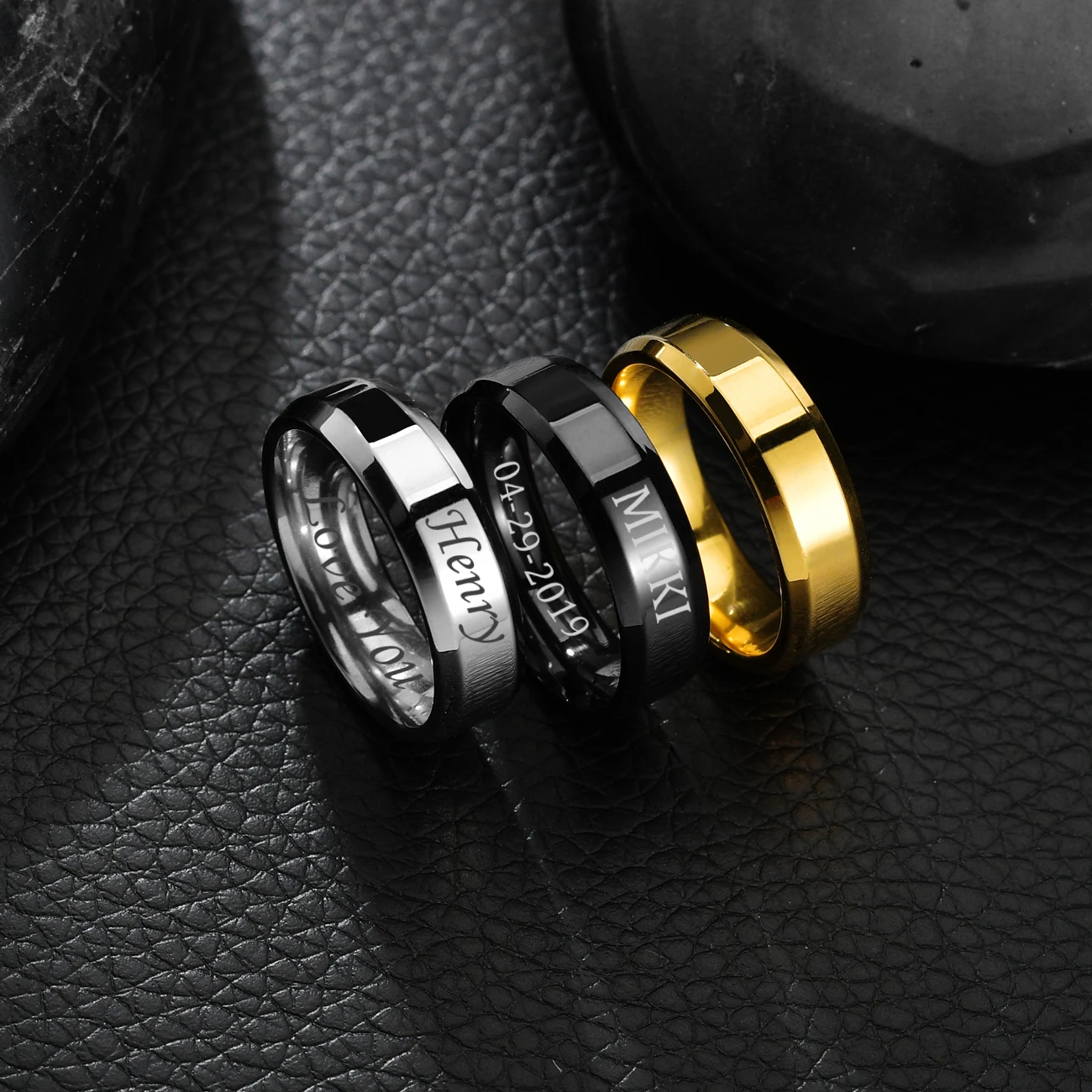 Atoztide 4/6/8mm Personalized - Initial Ring Custom recension och pris