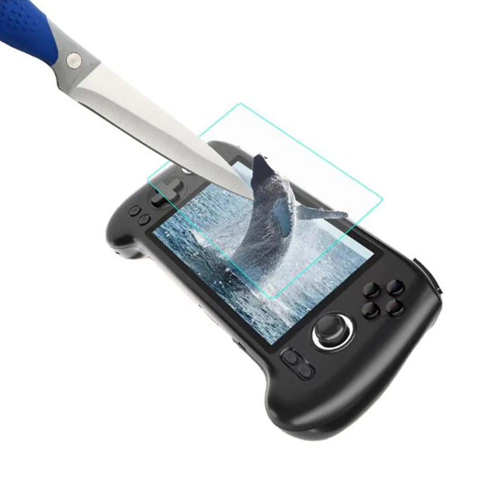 

Tempered Glass Screen Protector Anti-Glare Game Console Screen Protection Film Scratch-proof Compatible with Anbernic RG556