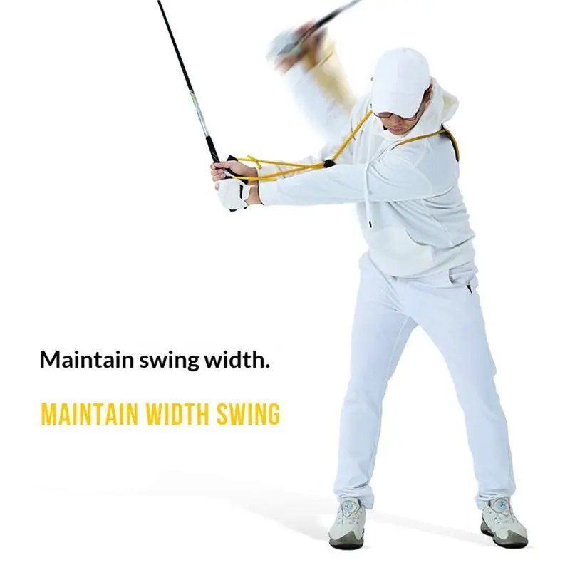 A64T for Golf Swing Trainer Correction Belt Adjustable Rotation Training Equipment for Indoor Practice Strength Flexibility