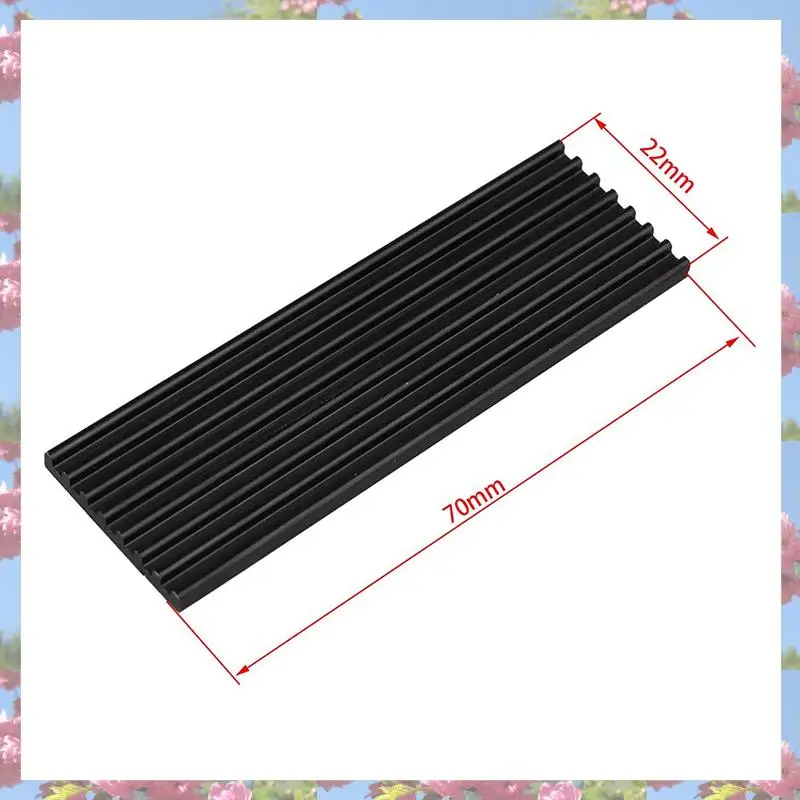 Top Sale 4X Aluminum Heatsink Chipset Heat Sink,With Cooling Pad,For NVME NGFF M.2 2280 PCIE SSD