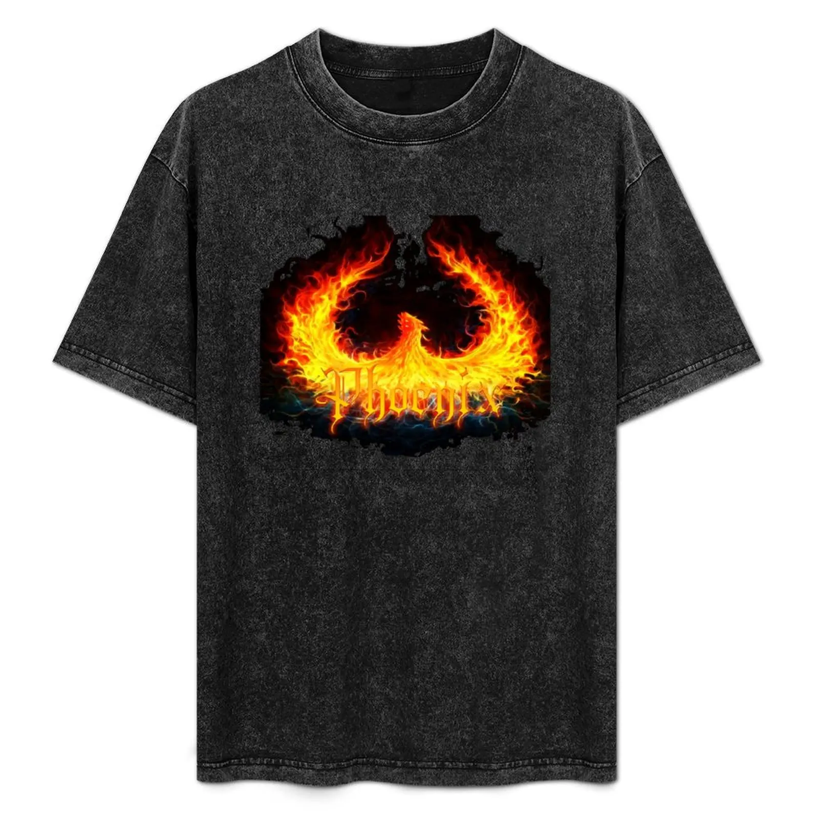 Best Lord Phoenix Flames T-Shirt Plus Size Workout Short Sleeve Top