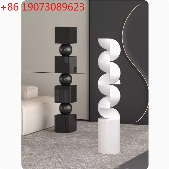 

Endless Pillar Floor-to-ceiling Ornament Hotel Sculpture Entrance Space Soft Decoration Abstract Special-shaped Sculpture