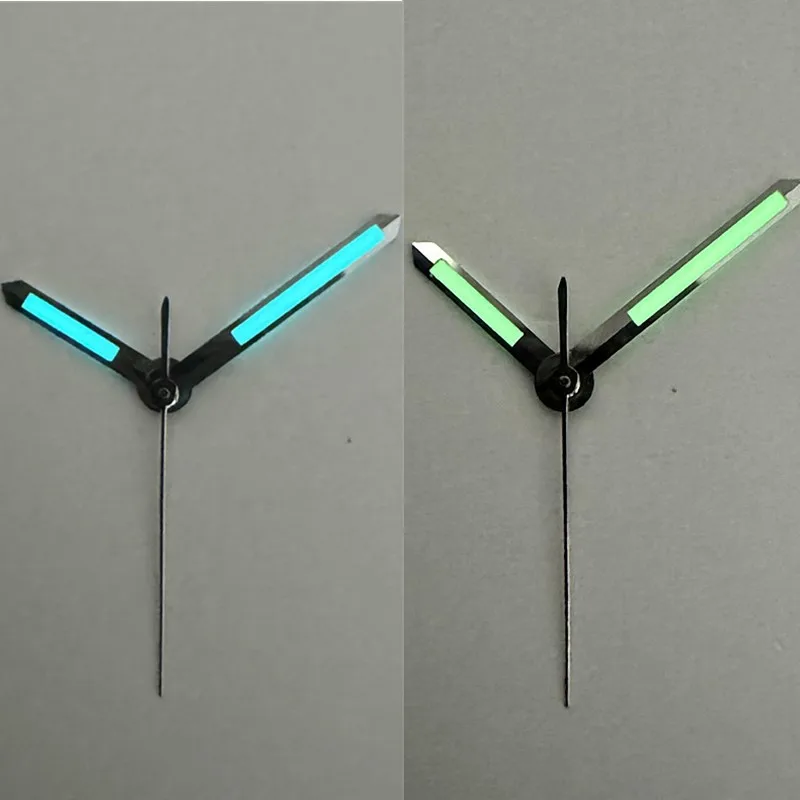 Watch Hands Pointer High Quality Polished Green Blue Superluminova For Seiko Nh35 Nh36 NH34 Movement SKX007 Mods Accessories