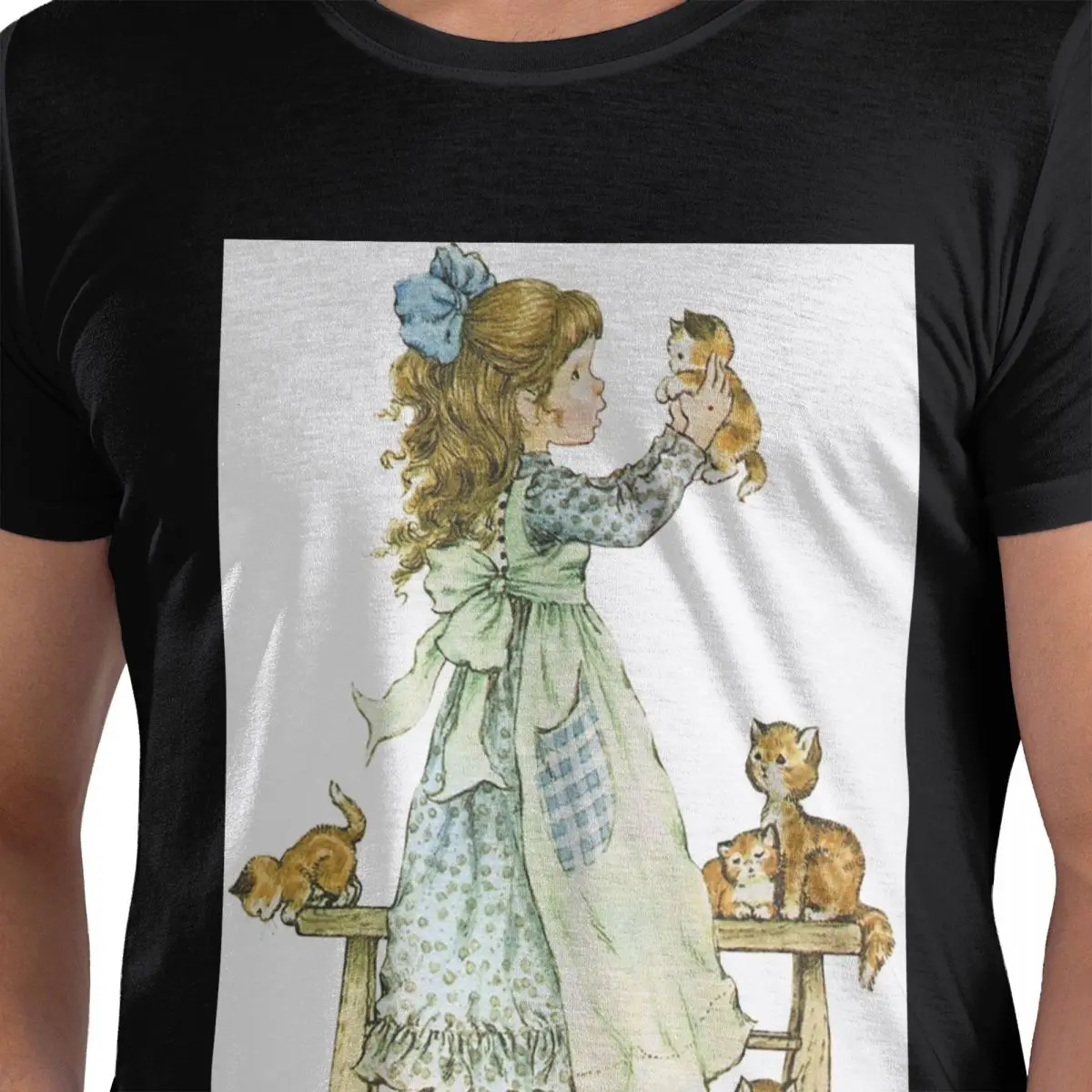 

Kawaii Sarah Kay футболка из 100% хлопка, мужские забавные футболки, мужские футболки с круглым вырезом и коротким рукавом, S-6XL