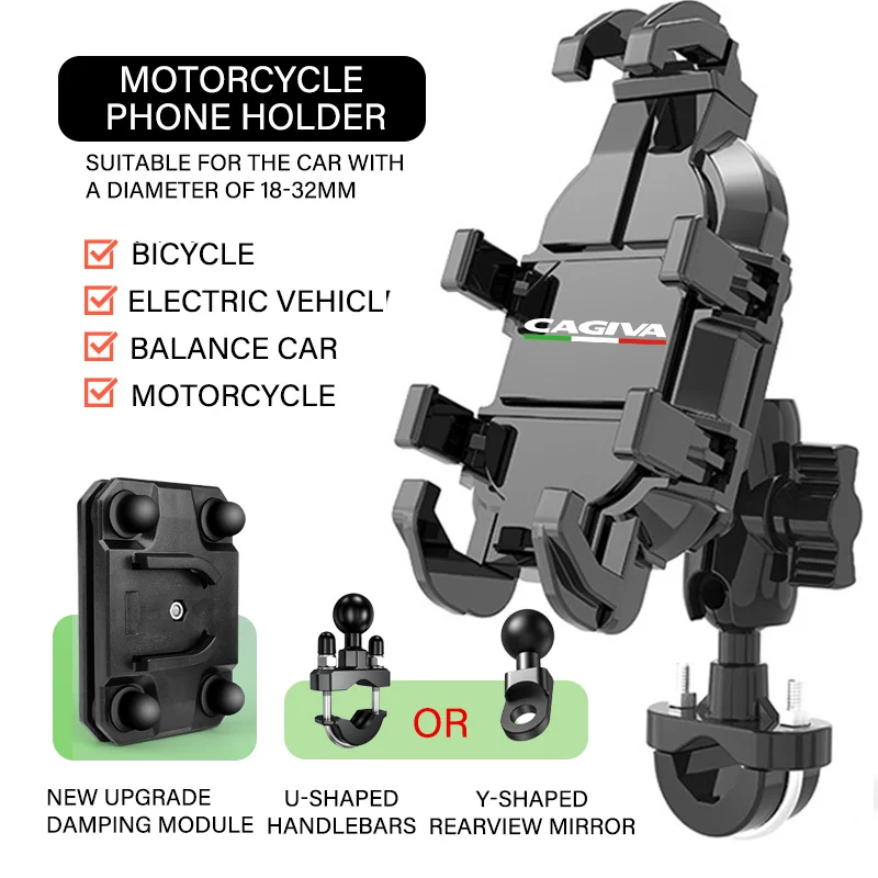 

Для MAXI SET CAGIVA Canyon 500 Mito 125 SP525 2024 2025 LOGO, держатель для мобильного телефона, GPS-подставка, кронштейн, аксессуары для мотоциклов