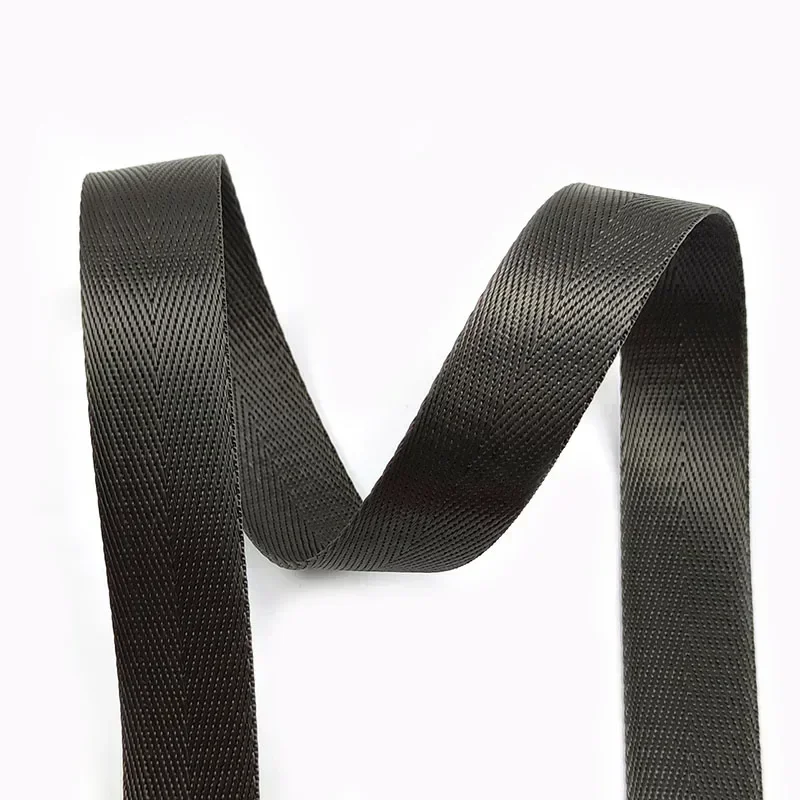5/10M 1mm 20-38mm Nylonband Fischgrätmuster Gurtband Gürtel Rucksackriemen DIY Taschenbindung Stoff Nähzubehör