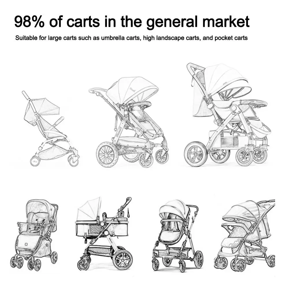 

NEW Removable Stroller Cushion Windproof Warm Bunting Bag Thicken Pushchair Seat Mat Pushchair