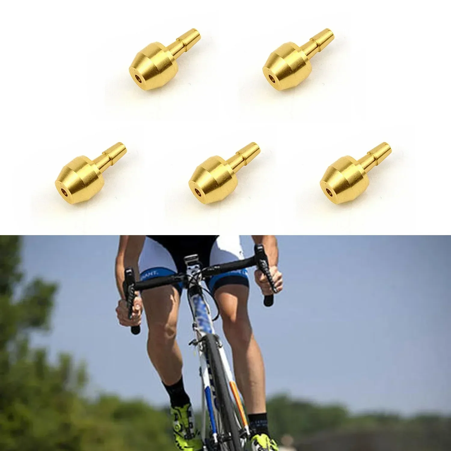 

5Pcs Hydraulic Brake Hose Olive Bushing Insert Hydraulic Brake For Hayes Mountain Bike Hydraulic Disc Brake Olive Head