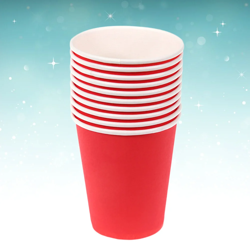 100 قطعة أكواب ورقية ملونة سميكة آمنة لتقوم بها بنفسك مواد فنية يدوية للأطفال رياض الأطفال الحرف أكواب الحفلات القابل للتصرف