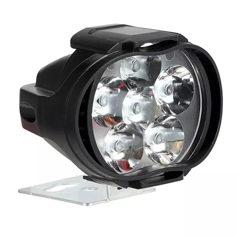 Motorcycle And Electric Vehicle LED Spotlight With Six Beads External With Switch Car Auxiliary Detection HeadlightT Ing Q Store