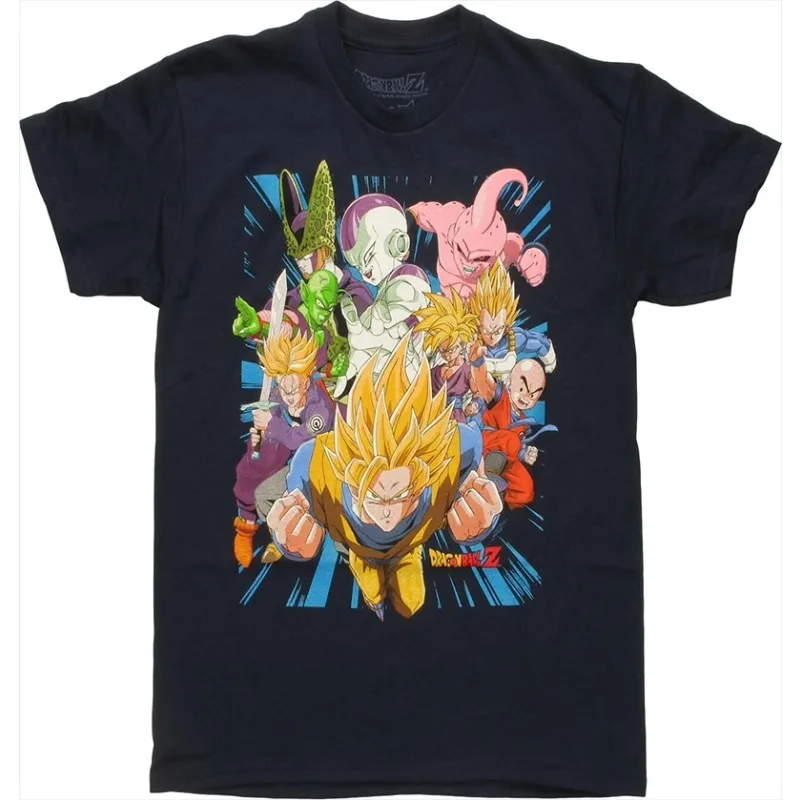 

2025 Summer Dragon Ball Dragon Ball Sun Wukong Classic Anime Men's and Women's Summer Short Sleeve T-Shirt