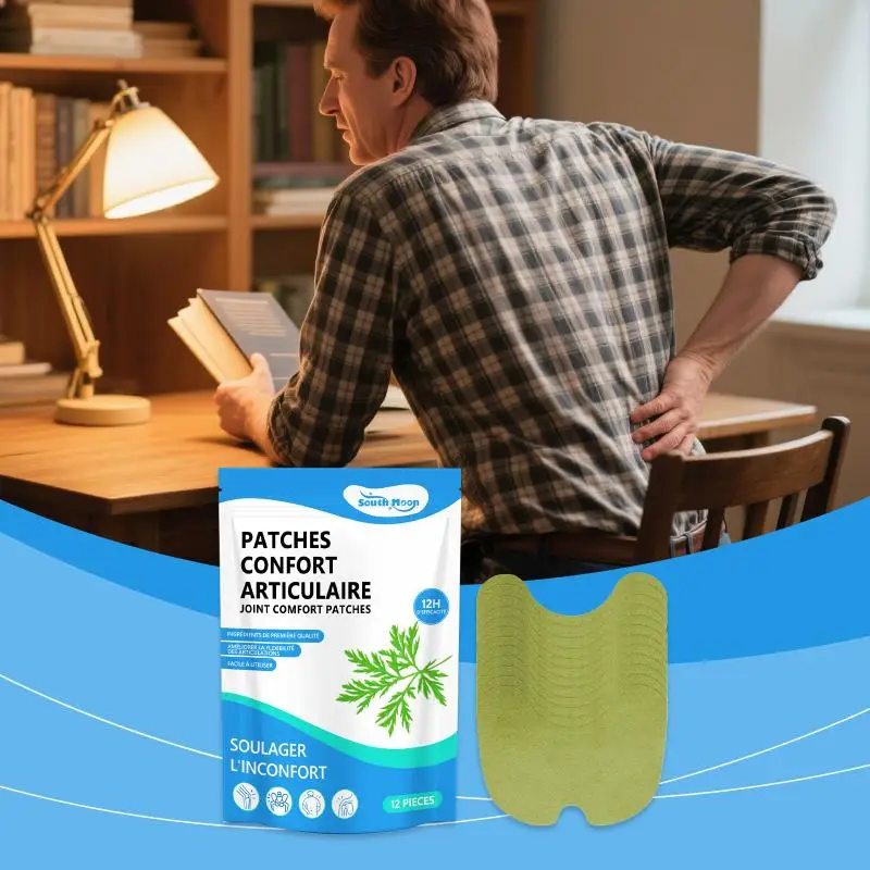 

12Pcs Lumbar Care Patch Self-Adhesive Lumbar Patch Neck Back Muscle Massage Yoga Fitness Running Exercise Protection Care Tool