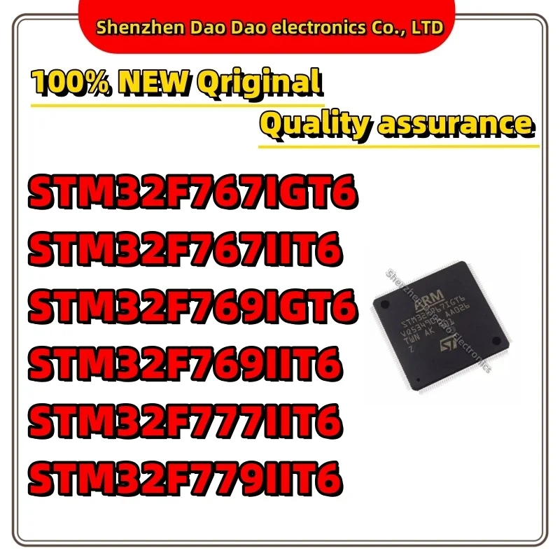 STM32F767IGT6 STM32F767IIT6 STM32F769IGT6 STM32F769IIT6 STM32F777IIT6 STM32F779IIT6 IC MCU Chip LQFP176