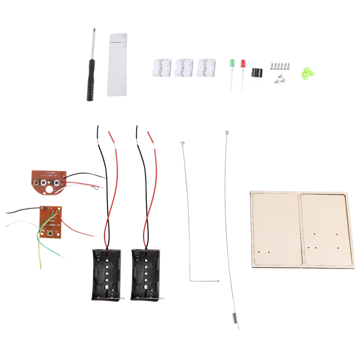 Kit STEM, Impara il codice Morse, Costruisci una macchina telegrafica, Esperimento di circuiti elettrici, Kit di elettricità (senza batteria)