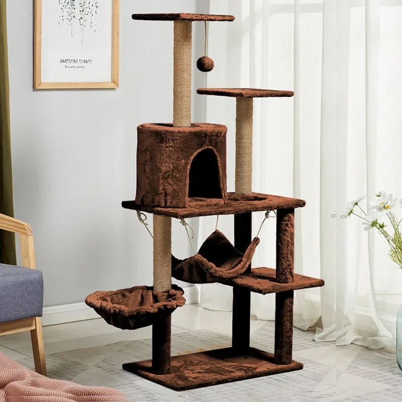 

Cat Trees Towers for Large Carrier, Cats and Dogs Toy, Running Training, Fitness Tree Activity Center, Pet Nest Supplies