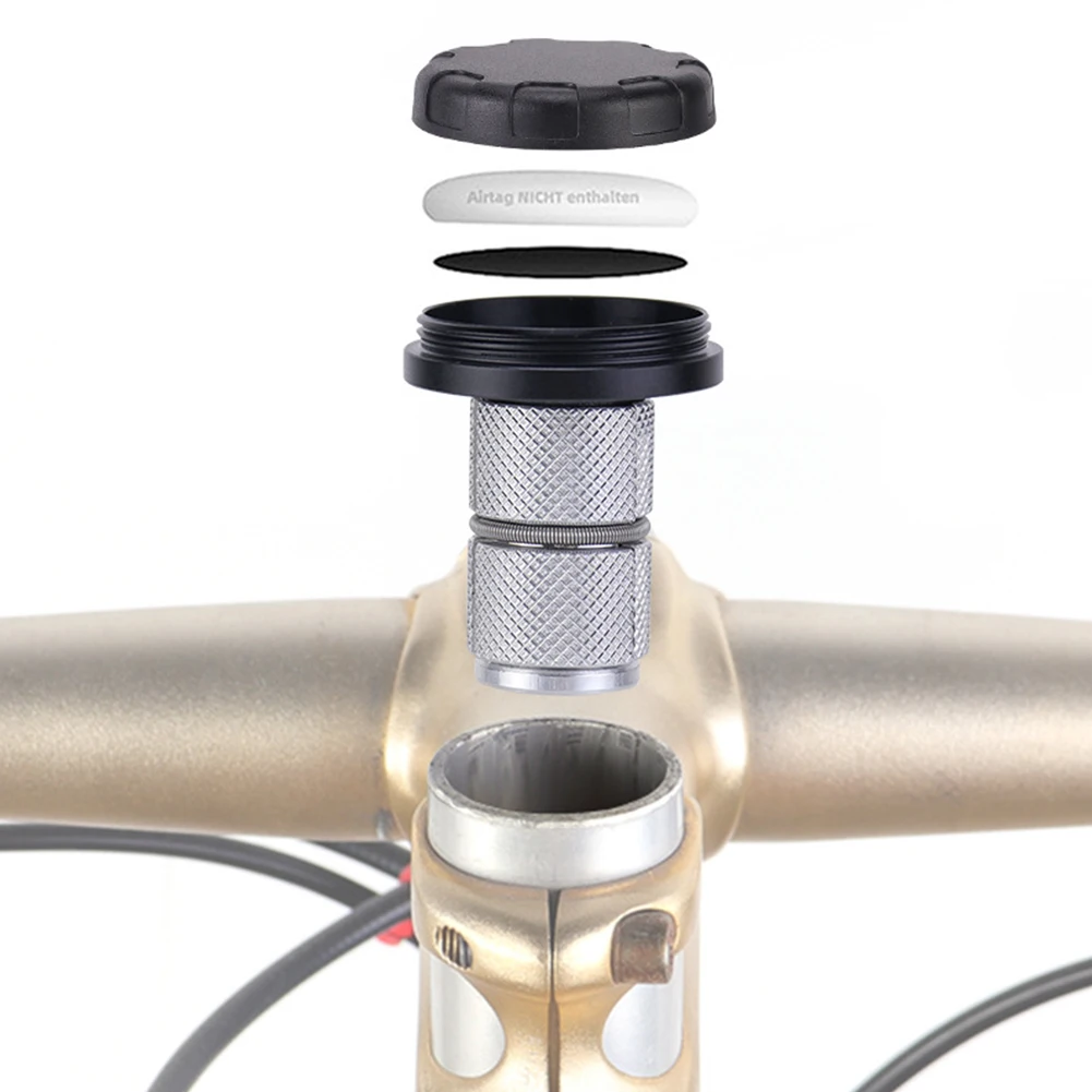 Anti-Theft Protect Bicycle Mounts Used  Front Fork Bike Holder Hidden Case Bike Headset Cap Cover for view 4
