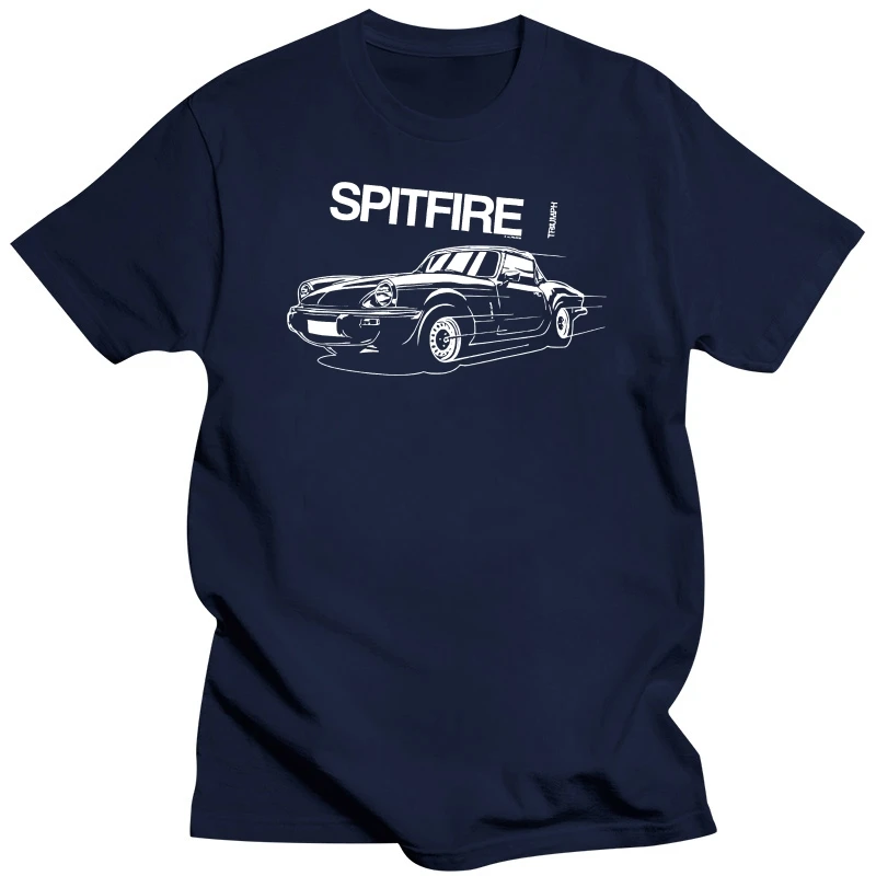 2020 New Fashion Summer Tee Shirt RETRO Britain SPITFIRE CLASSIC CAR T-SHIRT - AUTOTEES Cotton T-shirt