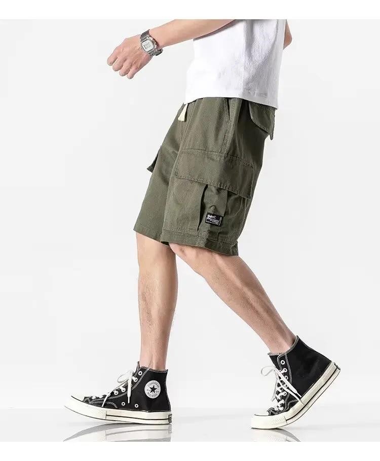 Men Shorts Cargo Shorts Big Size Shorts Breathable Cargo Short Casual Comfort Hip Hop Men Trend Cargo Shorts Casual Straight Sho