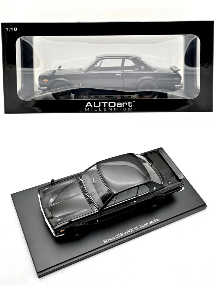 Autoart 1:18 Skyline KPGC10 Tuned Version Simulation Limited Edition All Open Alloy Metal Static Car Model Toy Gift