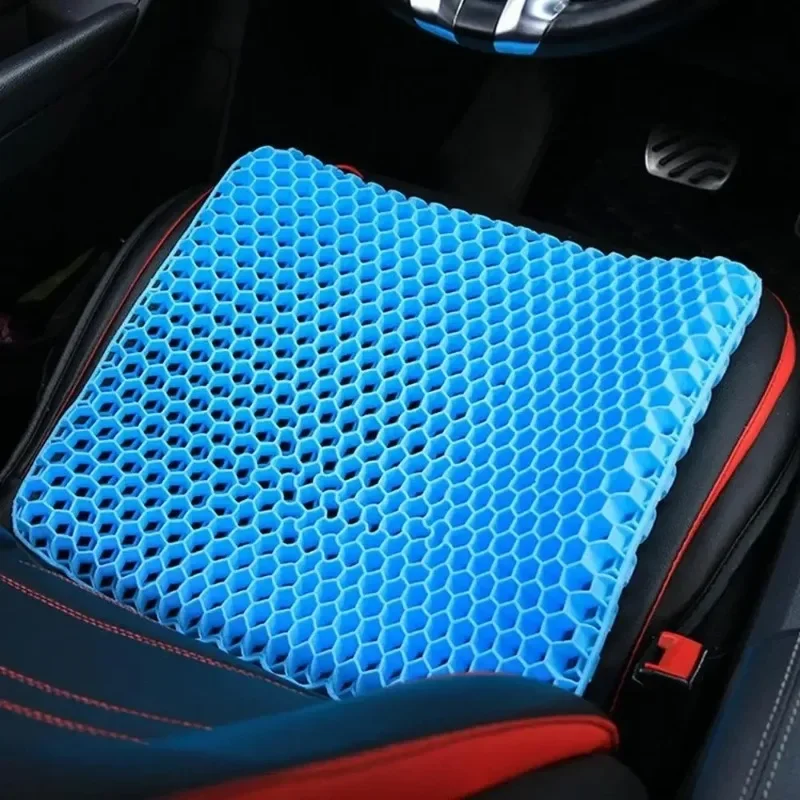 1pc Gel Seat Cushion Soft Comfortable And Breathable For Long Sitting, Suitable For Office Chair/Car Seat/Wheelchair