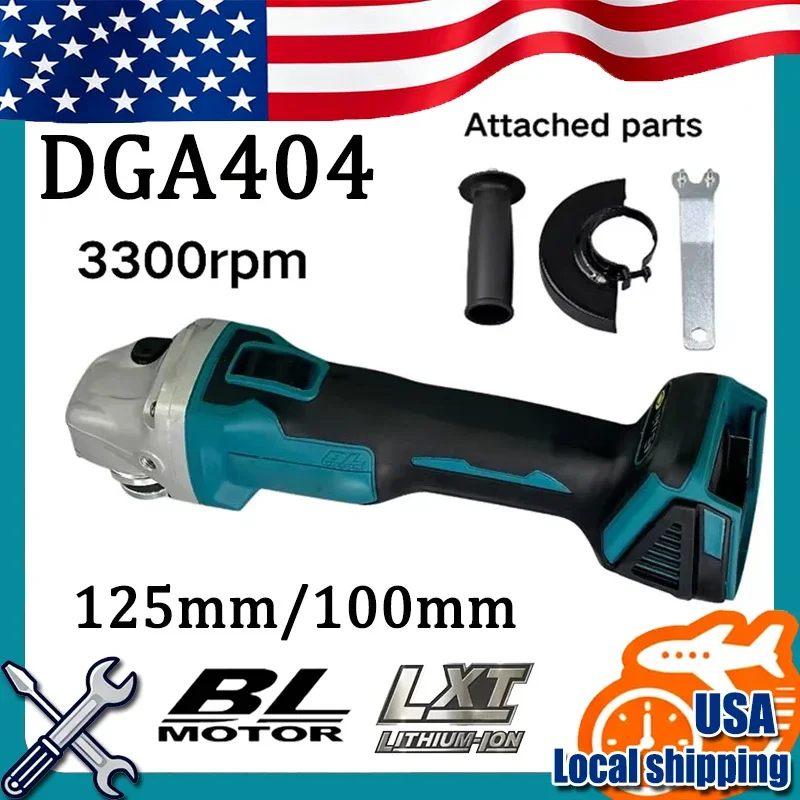 

Подходит для Makita DGA404 125 мм/100 мм, бесщеточная литиевая электрическая угловая шлифовальная машина, перезаряжаемая режущая машина, полировальный станок высокой мощности