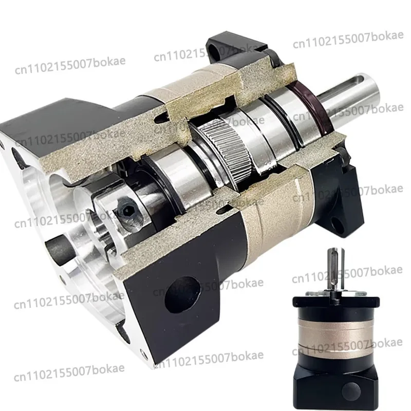 Precision helical gear planetary reducer 60/80/57 stepping servo gearbox 86/110