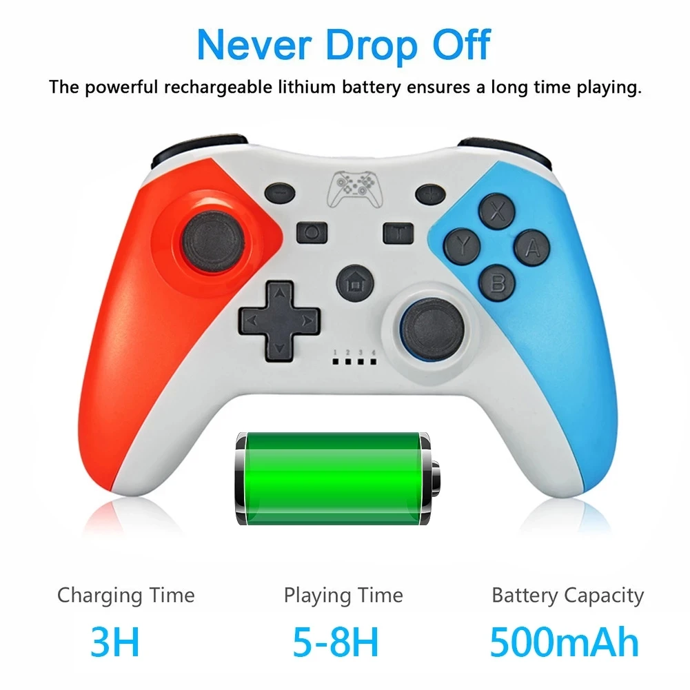 Wireless Gamepad For Nintendo Switch Swich Lite Oled Control Bluetooth Controller Game Pad Gaming Accessories Joystick Trigger