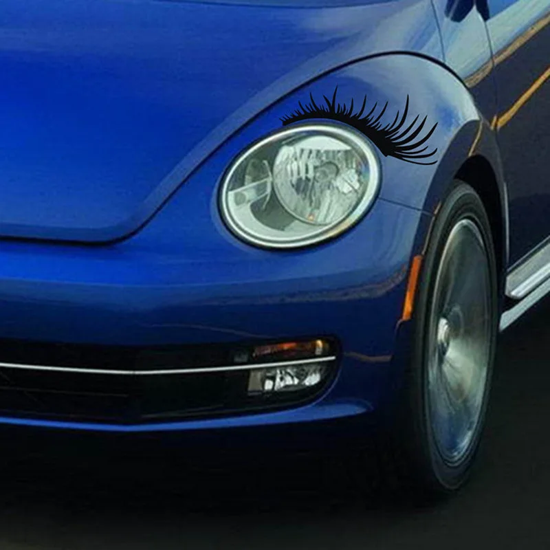 Reflective Eyelash Headlight Sticker Car Eyebrow