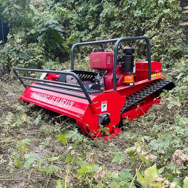 Lawn Mower with Remote Control Track Drive for Garden Orchard Farm Use Durable All Terrain Professional Equipment for Outdoor