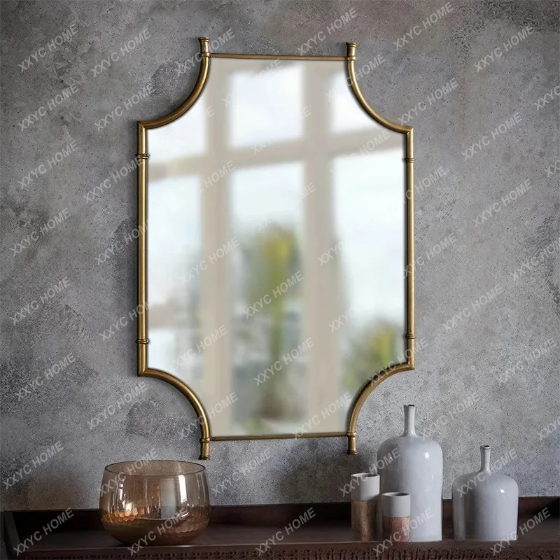XX Stylish and simple decoration office model room mirror living room vanity mirror bathroom hanging mirror