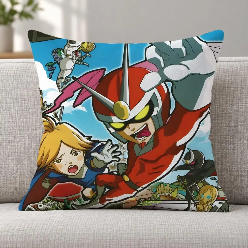 Game Adventure V-Viewtiful Joe Cushion Cover Soft Plush  throw pillow Sofa Bedroom Living Room Car Dorm Home Decor Gift